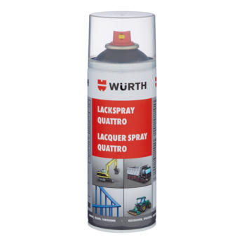 LACA QUATTRO NEGRO AZAB R9005, 400 ML
