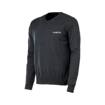 PULLOVER CUELLO PICO GRIS IVECO T.S