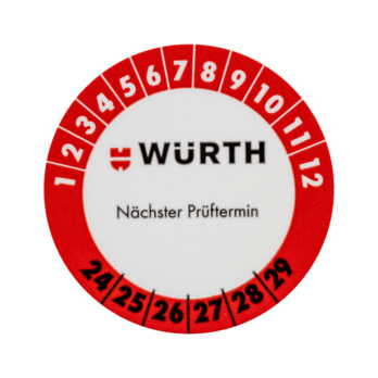 Test labels outdoor area