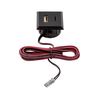 USB-C double socket 12 V