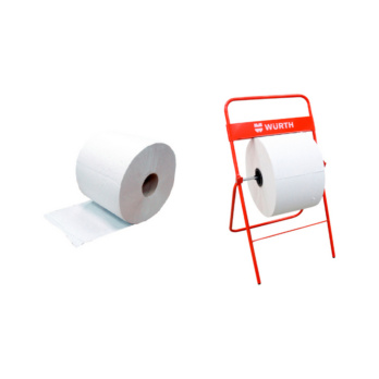 Set papel limpieza blanco con expositor 7 pz.