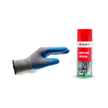 Pack guante  y rost off 12 pcs