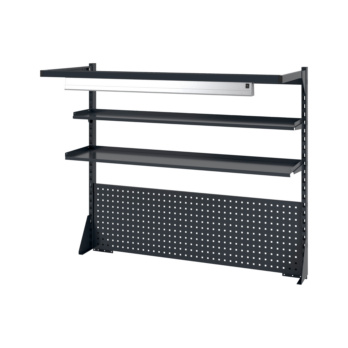 Set módulo montaje 4 pared perforada/balda/luz