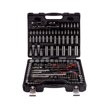 Socket wrench 1/4+3/8+1/2 inch assortment 169 pcs