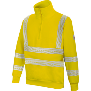 Sudadera alta visibilidad 1/2 cremallera LUMEN PRO