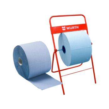 Set papel limpieza azul con expositor 5 pz.