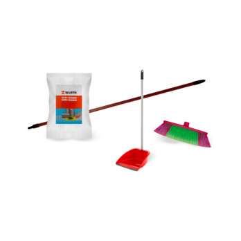 Set escoba y recogedor 4 pz.