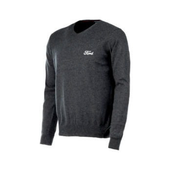 PULLOVER CUELLO PICO GRIS FORD T.S