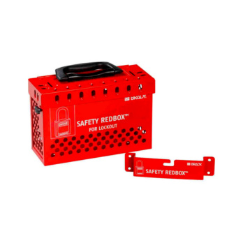CAJA CONSIGNACION GRUPAL CANDADOS-ROJO