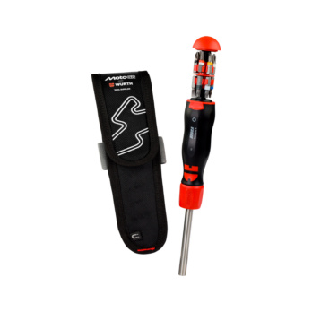 Multi-bit screwdriver with tool belt pouch MOTO GP