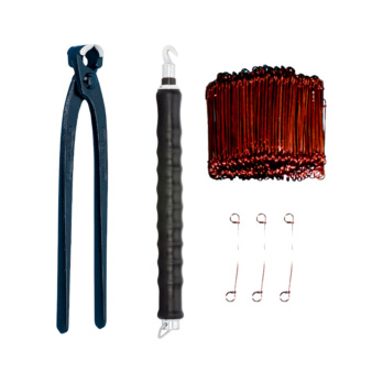 Set alambre enrollado + tenaza 3002 pz.