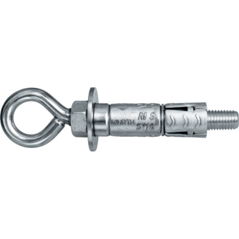 Anclaje ZAMAK acero zincado tornillo argolla