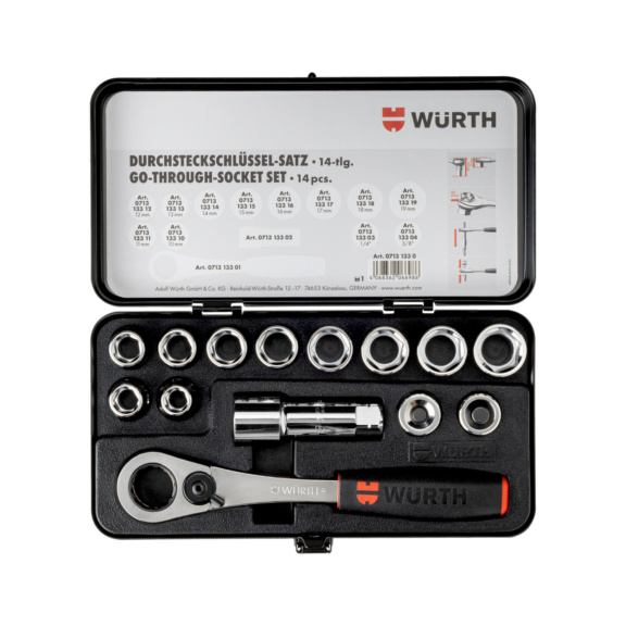 Cjto. Carraca Vasos Pasantes