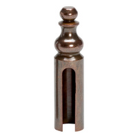 CAP-DECORHEAD-BRS-BRN-D20MM