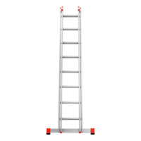 ESCALERA ALU EXT. C-TRAVIESA 2X8 PELD