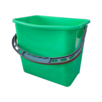 CUBO VERDE PARA CARRO LIMPIEZA 6L