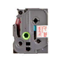 AY-TAPE-LBLR-BROTHER-WHITE/RED-18MM