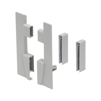 Set de soportes para rieles rectang. H95/182