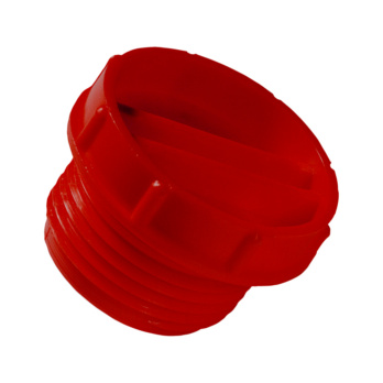Tapón roscado GPN 700, rosca métrica, rojo