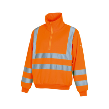 SUDADERA 1/2 CREM AV NARANJA XL