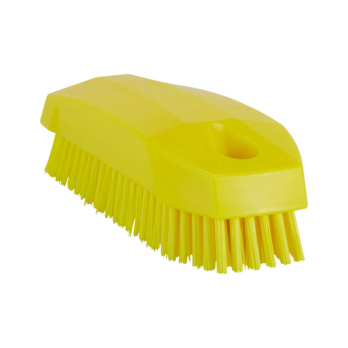 CEPILLO-MANO-UÑAS-DURO-130MM-AMARILLO