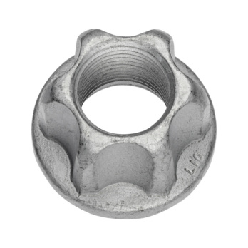 Tuerca hexagonal con brida