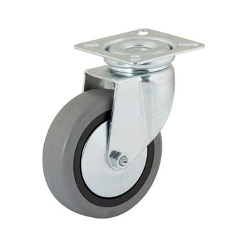 RUEDA PARA MOBILIARIO DE CAUCHO GRIS