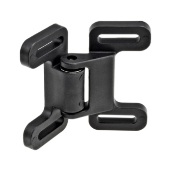 Enganche a presión de doble bola, plástico