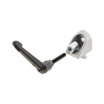 Soporte fijación c. palanca sujeción, fund de cinc