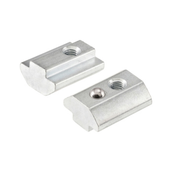 Slot nut with spring ball stainless steel