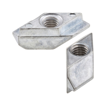 Tuerca romboidal, cinc fundido
