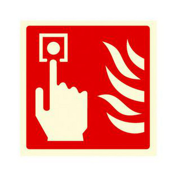 Alarma de incendios fluorescente (señal)