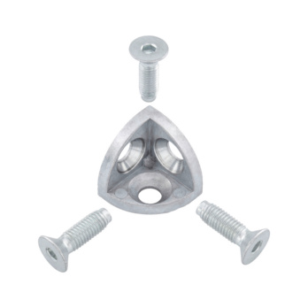 Set de soporte de esquina, cinc fundido a presión