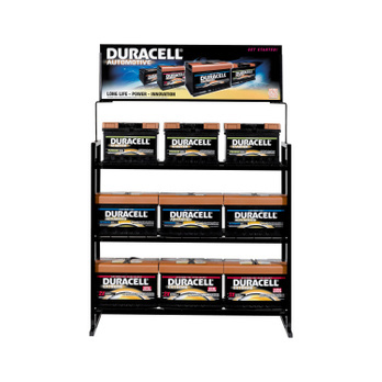 Estante para baterías de arranque Duracell