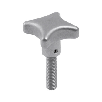 A2 stainless steel, male thread, blasted