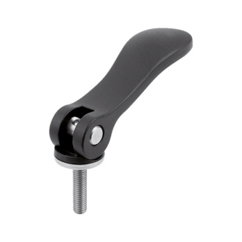 Aluminium cam lever, male thread sst A2