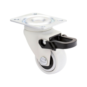 Swivel furniture castor 3C with locking device