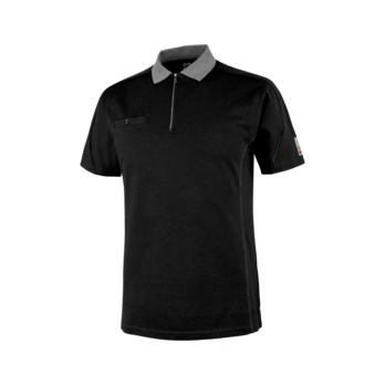 POLO MC STRETCH X NEGRO S