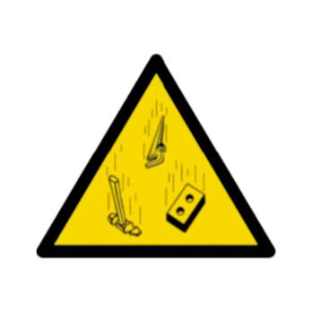 Caída de objetos (símbolo)
