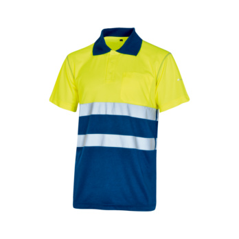 POLO-MC-A/V-AMARILLO/AZUL-REAL-M