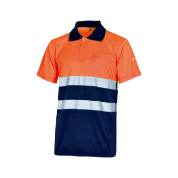 POLO-MC-A/V-NARANJA/MARINO-XXL