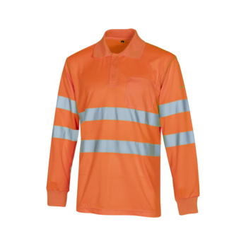 POLO ML AV NARANJA M