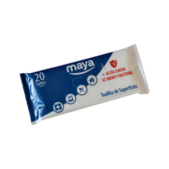 TOALLITAS PARA LIMPIEZA SUPERFICIE-20UDS