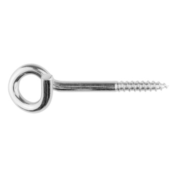 Stainless steel A2 heavily curved wood screw thrd