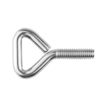 Steel zinc plated metric thread heart hook eye