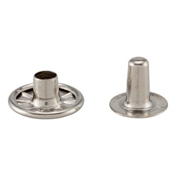 Remache hueco, dos piezas