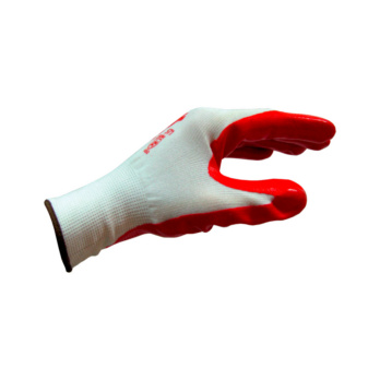 GUANTE NITRILO ROJO PLUS T:7