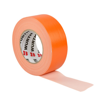 Cinta adhesiva textil para construcción, naranja