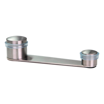 RETEN-TOPE PUERTA MEDIA INOX GOMA TRANS