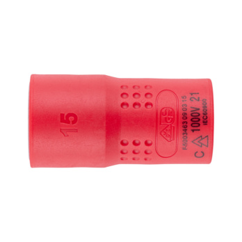 LLAVE-VASO-VDE-3/8IN-6PT-15MM